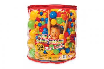 FENT 01733 OYUN VE HAVUZ TOPU 7CM ( 100 ADET PVC TORBADA )