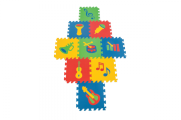 PLS 03-469 POLY EĞİTİCİ YER KAROSU MÜZİK ALETLERİ 7MM.