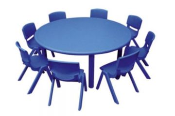 BD-12548 PLASTİK DAİRE MASA Ç:115*H:51-54CM