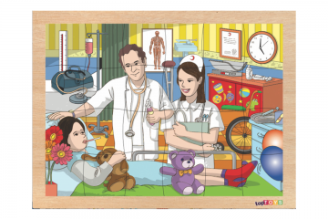 CS-7050 24 PARï¿½A AH?AP PUZZLE-HASTANE 40,5x30,5CM