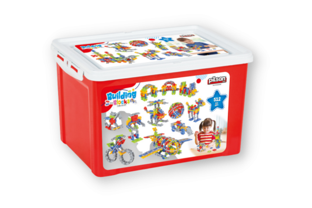 BD-03-509 BUILDING BLOCKS 512 PARÇA (15 LİTRE SAKLAMA KABINDA)