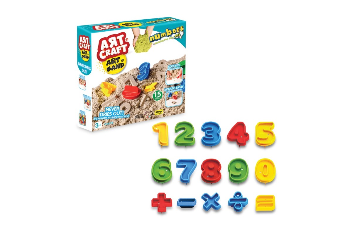 BD-03678 500 GR ARTSAND NUMARALAR KUM SETİ