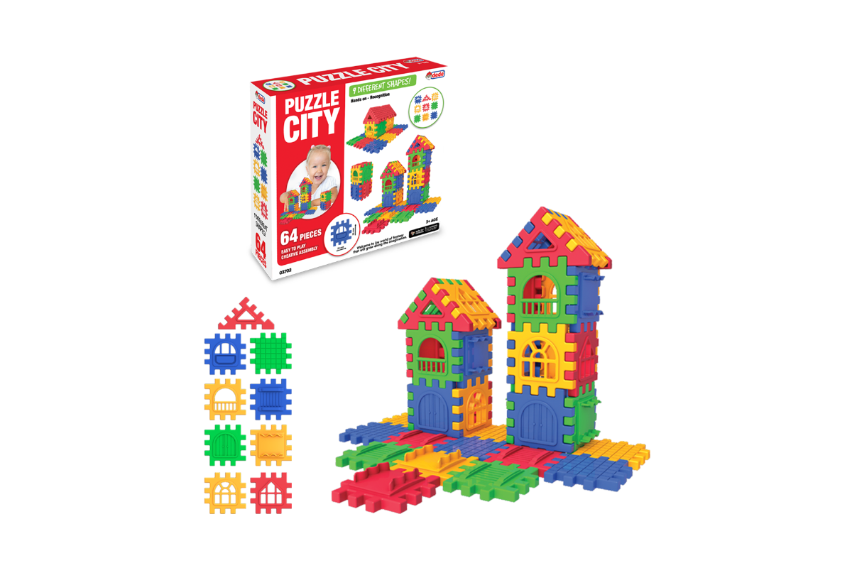 BD-03702 PUZZLE CITY 64 PARÇA