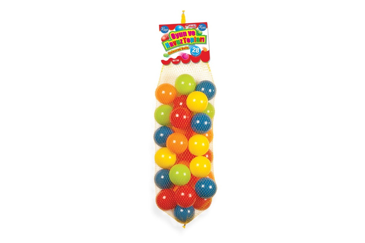 FENT 03739 OYUN HAVUZ TOPLARI  28'Lİ FİLEDE 9 CM