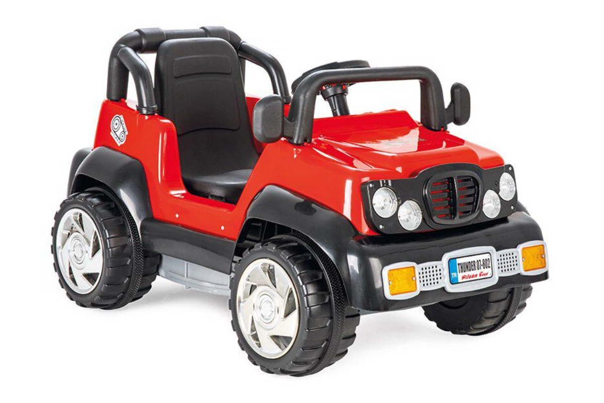 BD-07-802 THUNDER PEDALLI JEEP (KIRMIZI)