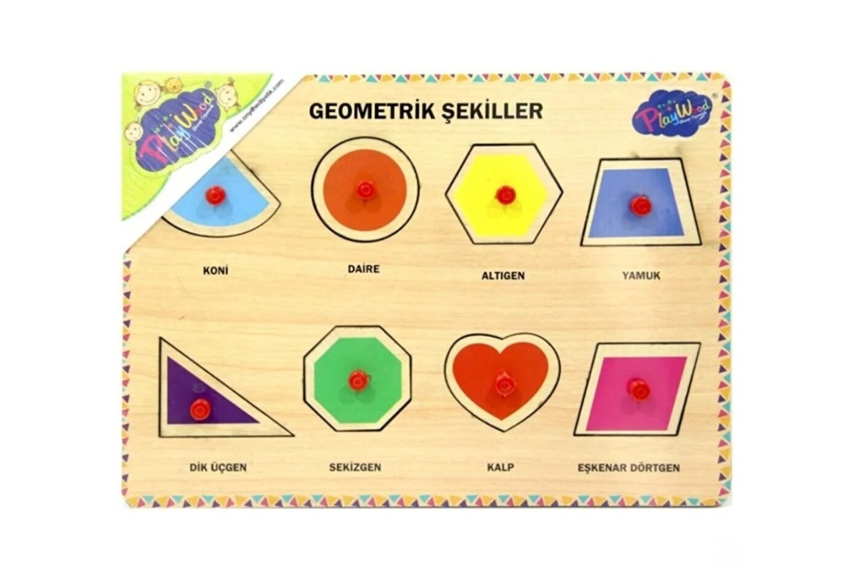 BD-348/349 AHŞAP TUTMALI GEOMETRİK ŞEKİLLER BD-349