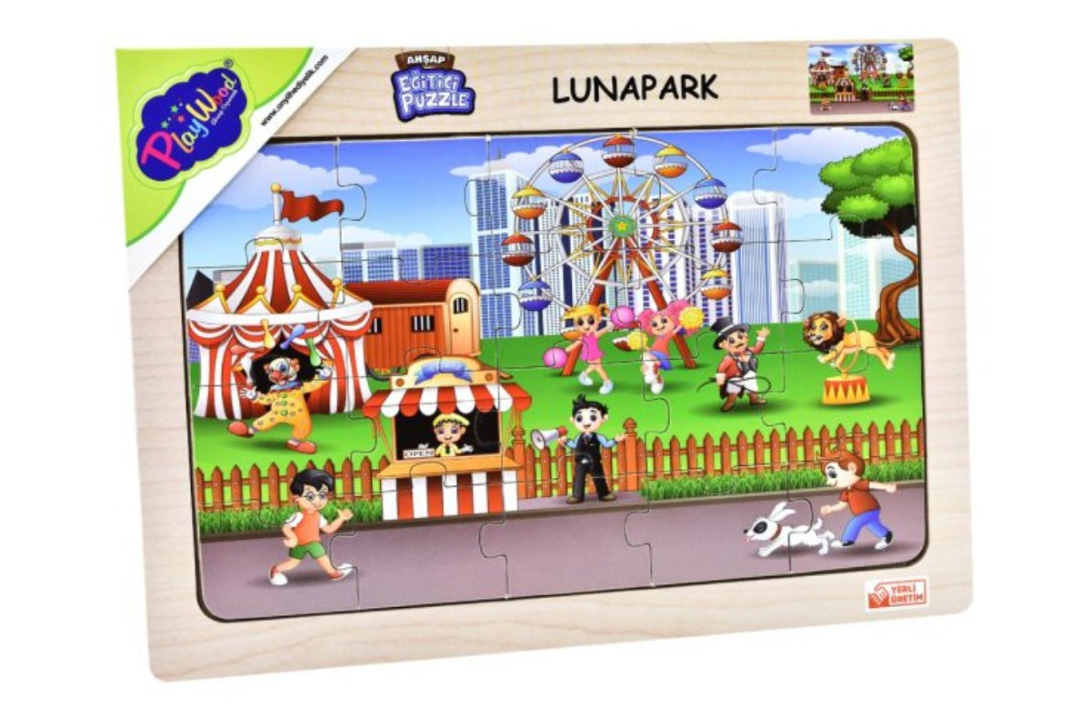 BD-69/70/71/72 AHŞAP EĞİTİCİ PUZZLE LUNAPARK BD-69