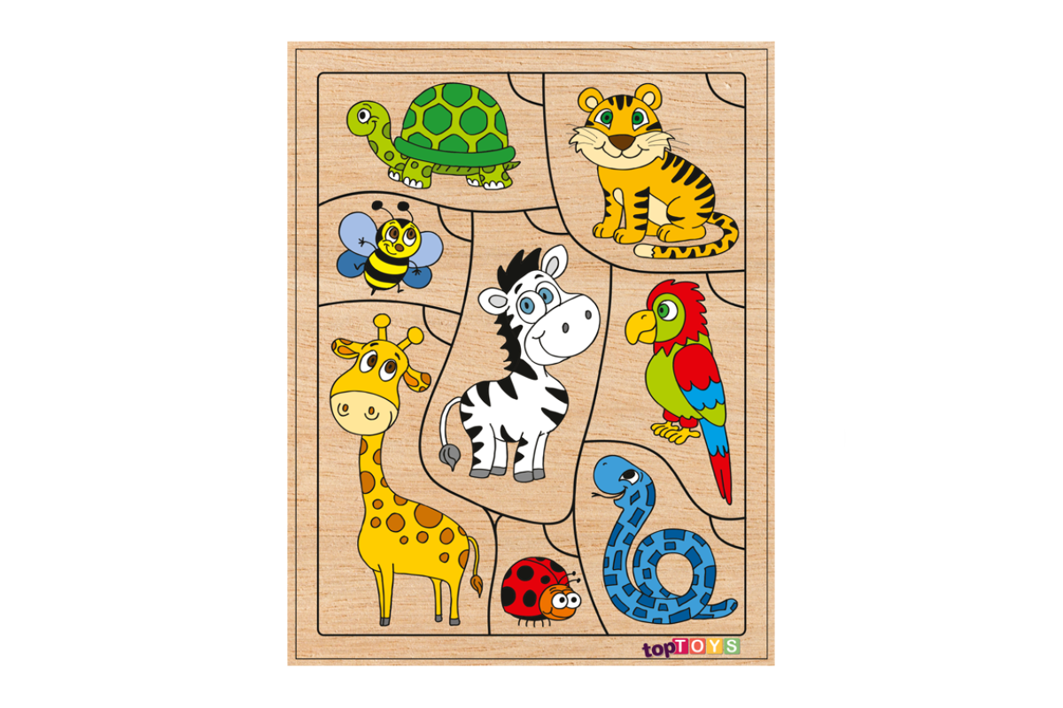 CS-7040 B?L BAKALIM K?M A?T HAYVANLAR? AH?AP E?LE?T?ME PUZZLE 19X25CM